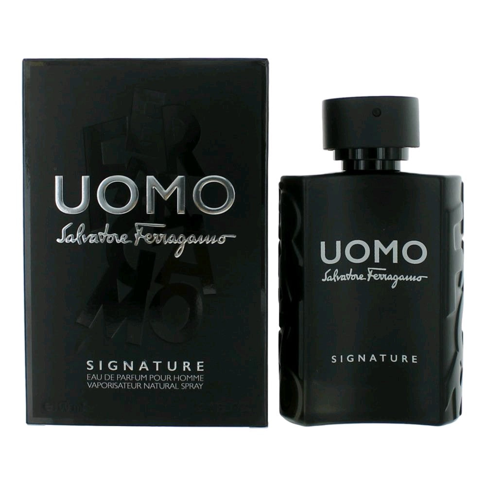 Bottle of Uomo Signature by Salvatore Ferragamo, 3.4 oz Eau De Parfum Spray for Men